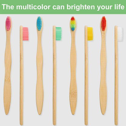 EcoBrush™ 4 Pcs. Bamboo Toothbrushes – Extra Soft & Biodegradable - BodyMindSpiritSpace