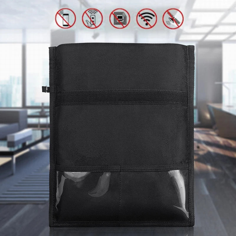 SecureShield™ Notebook Signal Shielding Bag – RFID Anti-Theft Faraday Bag for Phones, Laptops & Tablets - BodyMindSpiritSpace