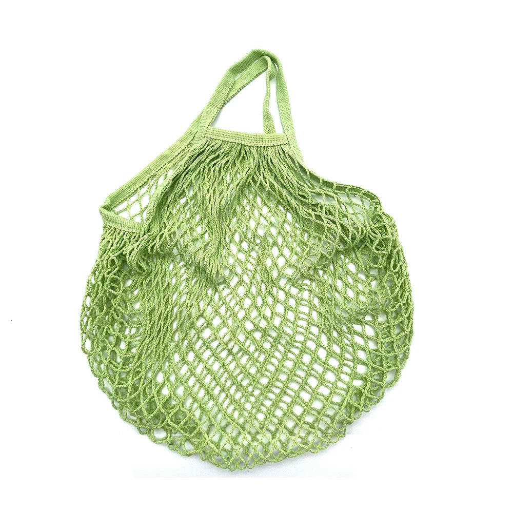 EcoTote™ Portable Reusable Grocery Bag – Cotton Mesh Tote for Shopping, Fruits & Vegetables - BodyMindSpiritSpace