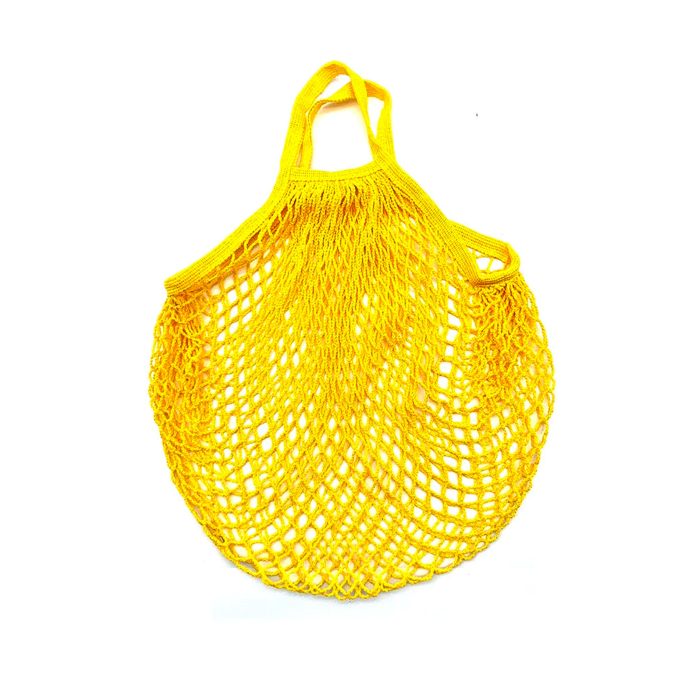 EcoTote™ Portable Reusable Grocery Bag – Cotton Mesh Tote for Shopping, Fruits & Vegetables - BodyMindSpiritSpace