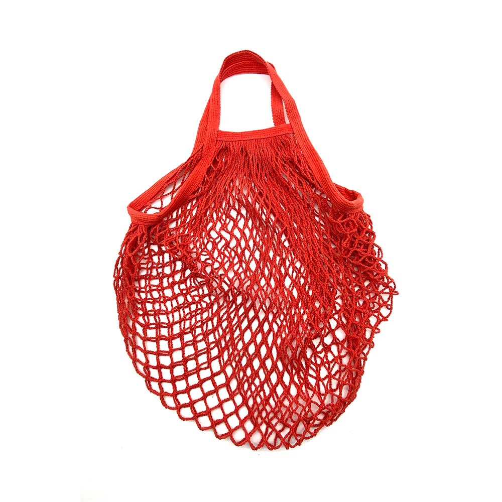 EcoTote™ Portable Reusable Grocery Bag – Cotton Mesh Tote for Shopping, Fruits & Vegetables - BodyMindSpiritSpace