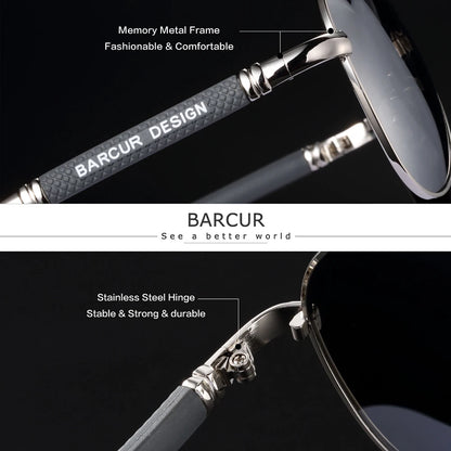 BARCUR™ Premium Anti-Blue Light Glasses – Stylish Pilot Design with UV Blocking & Eye Protection - BodyMindSpiritSpace