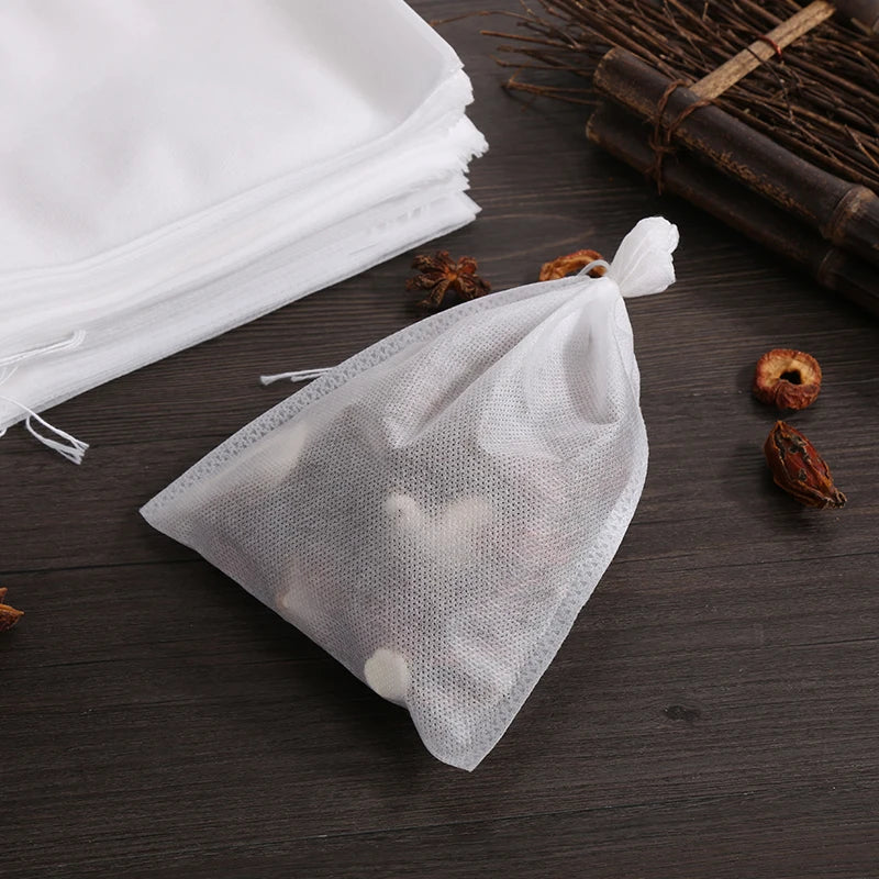 PureBrew™ Disposable Empty Tea Bags – Non-Woven Filter Bags for Herbal & Loose Tea - BodyMindSpiritSpace