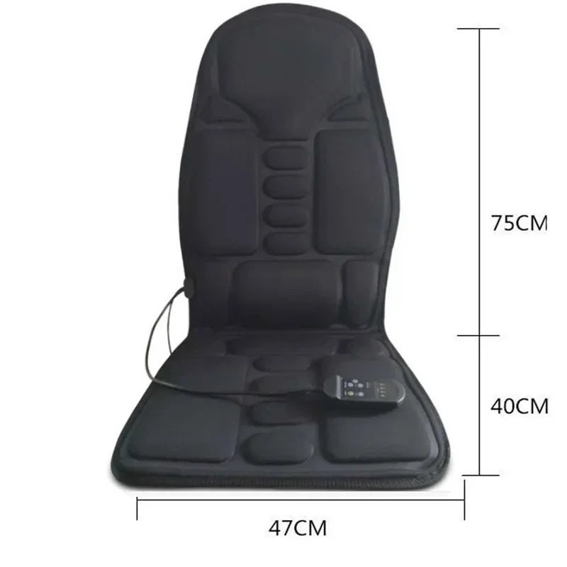 Vibralax™ Full-Body Heated Massage Cushion – Car, Home & Office Use - BodyMindSpiritSpace