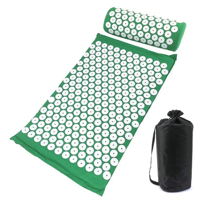 AcuRelief™ Acupressure Mat & Pillow Set – Pain Relief, Stress Reduction & Relaxation - BodyMindSpiritSpace