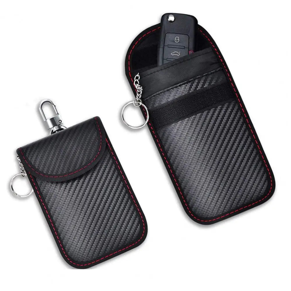 SecureShield™ Signal-Blocking Faraday Car Key Pouch – Wear-Resistant Anti-Theft Organizer - BodyMindSpiritSpace