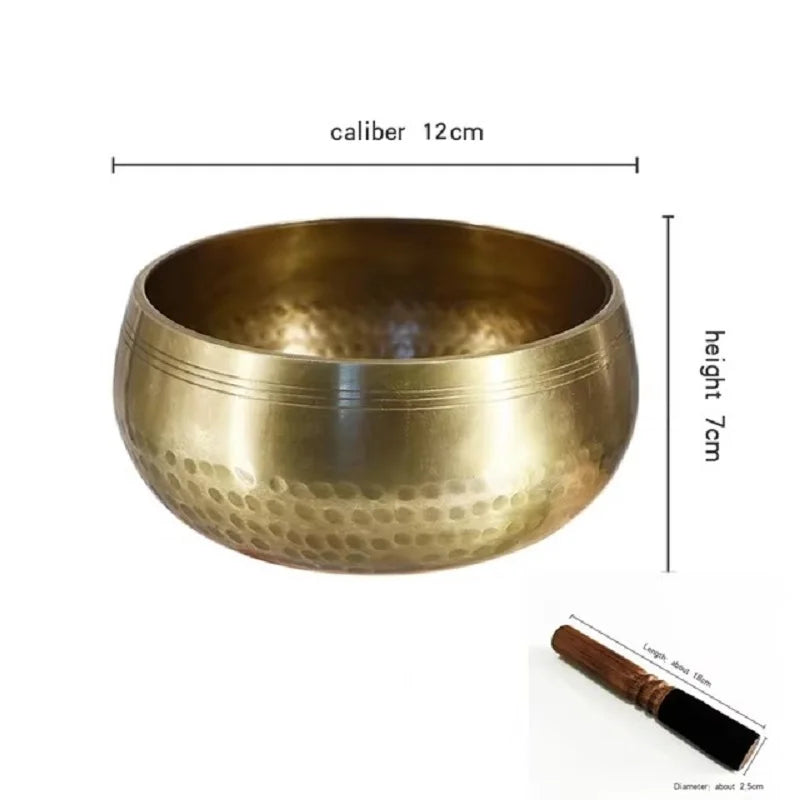 ZenTone™ – Tibetan Singing Bowl Set | Handcrafted Sound Bowl for Meditation &Chakra Healing - BodyMindSpiritSpace