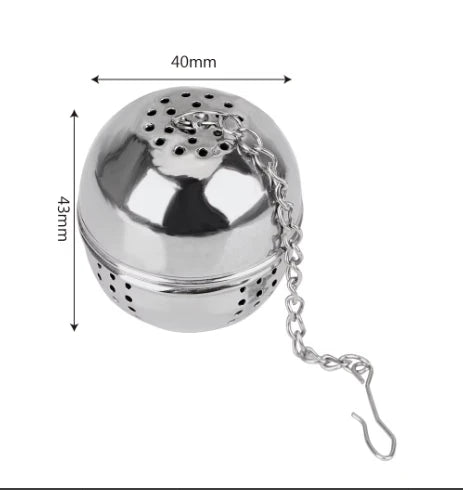 TeaBrew™ Stainless Steel Mesh Tea Infuser – 5.2 cm (2.04 Inch) Loose Leaf Tea Strainer - BodyMindSpiritSpace