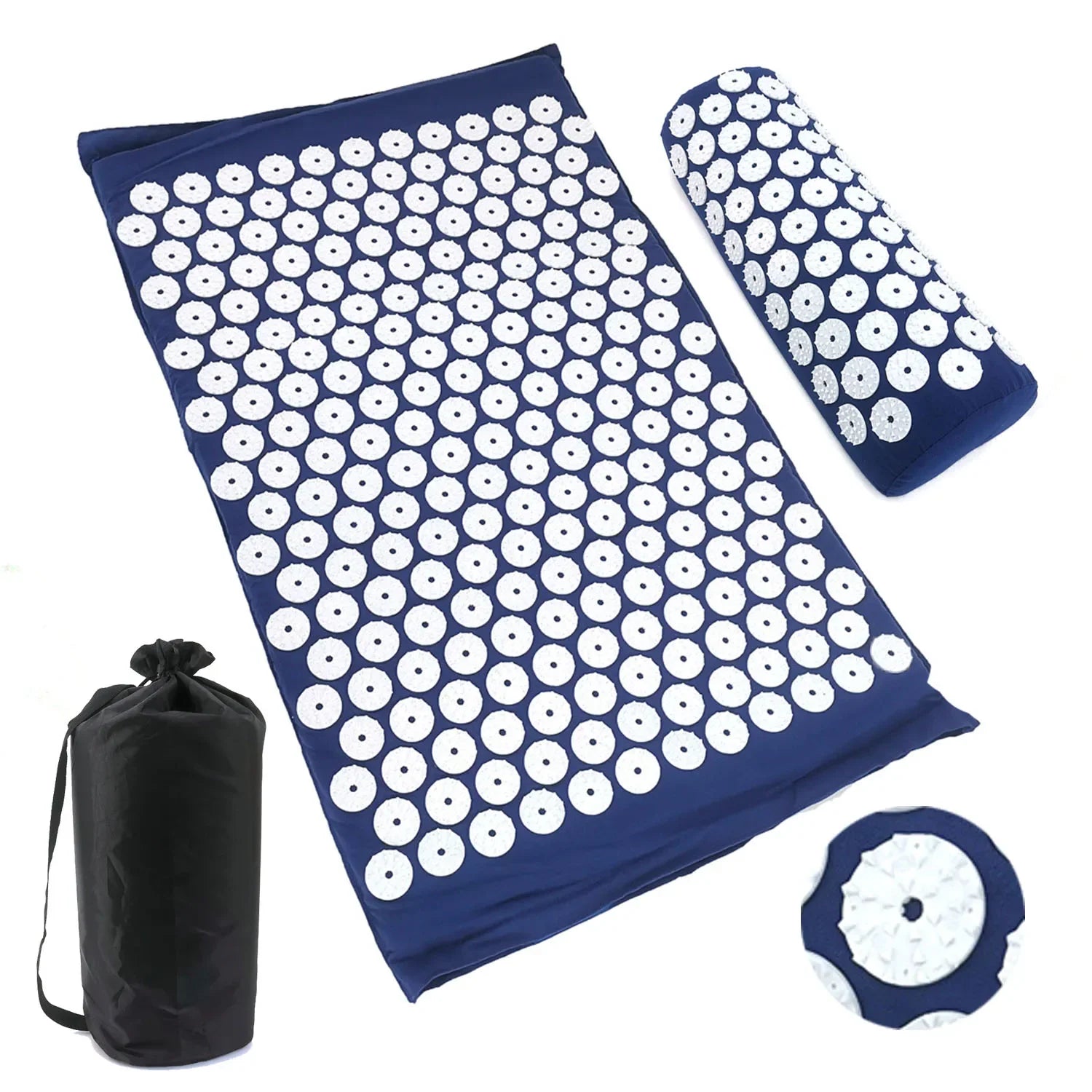 AcuRelief™ Acupressure Mat & Pillow Set – Pain Relief, Stress Reduction & Relaxation - BodyMindSpiritSpace