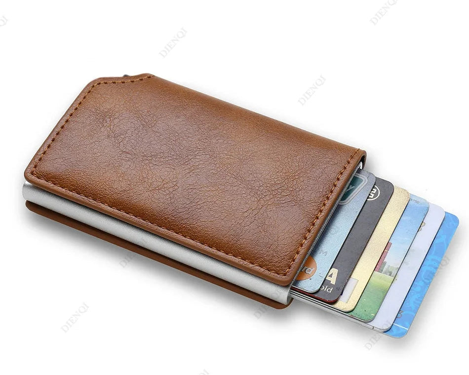 SecureVault™ RFID Card Holder Wallet – Ultra-Slim - BodyMindSpiritSpace