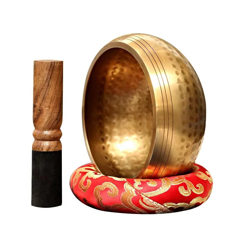 ZenTone™ – Tibetan Singing Bowl Set | Handcrafted Sound Bowl for Meditation &Chakra Healing - BodyMindSpiritSpace