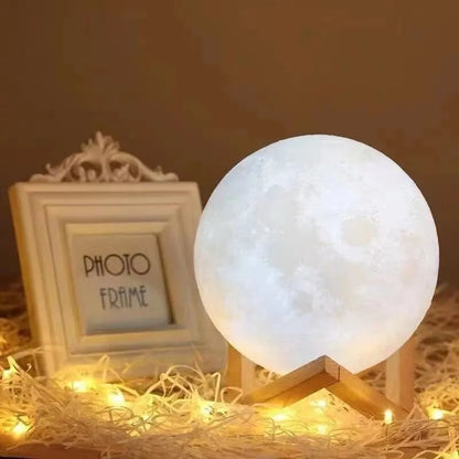 LunarGlow™ – Moon Lamp with Warm LED Light - BodyMindSpiritSpace