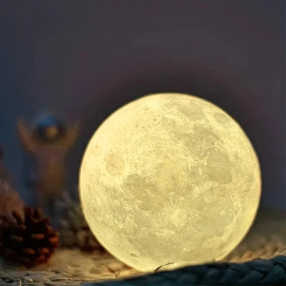 LunarGlow™ – Moon Lamp with Warm LED Light - BodyMindSpiritSpace