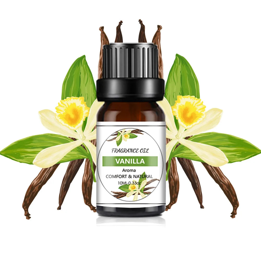 AromaEssence™ 10ml Organic Essential Oil – 33 Natural Scents for Aromatherapy & DIY Crafts - BodyMindSpiritSpace