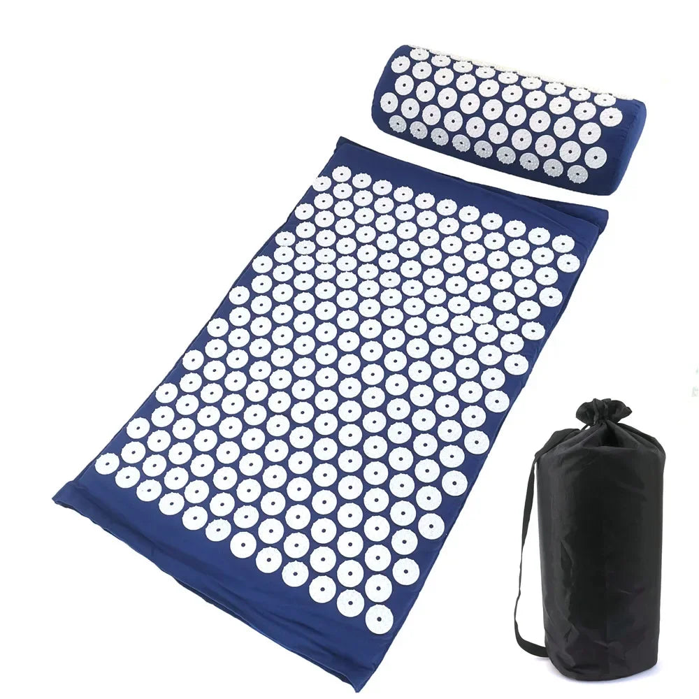 AcuRelief™ Acupressure Mat & Pillow Set – Pain Relief, Stress Reduction & Relaxation - BodyMindSpiritSpace