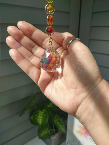 LumiSphere™ – Crystal Prism Suncatcher for Meditation & Home Décor - BodyMindSpiritSpace