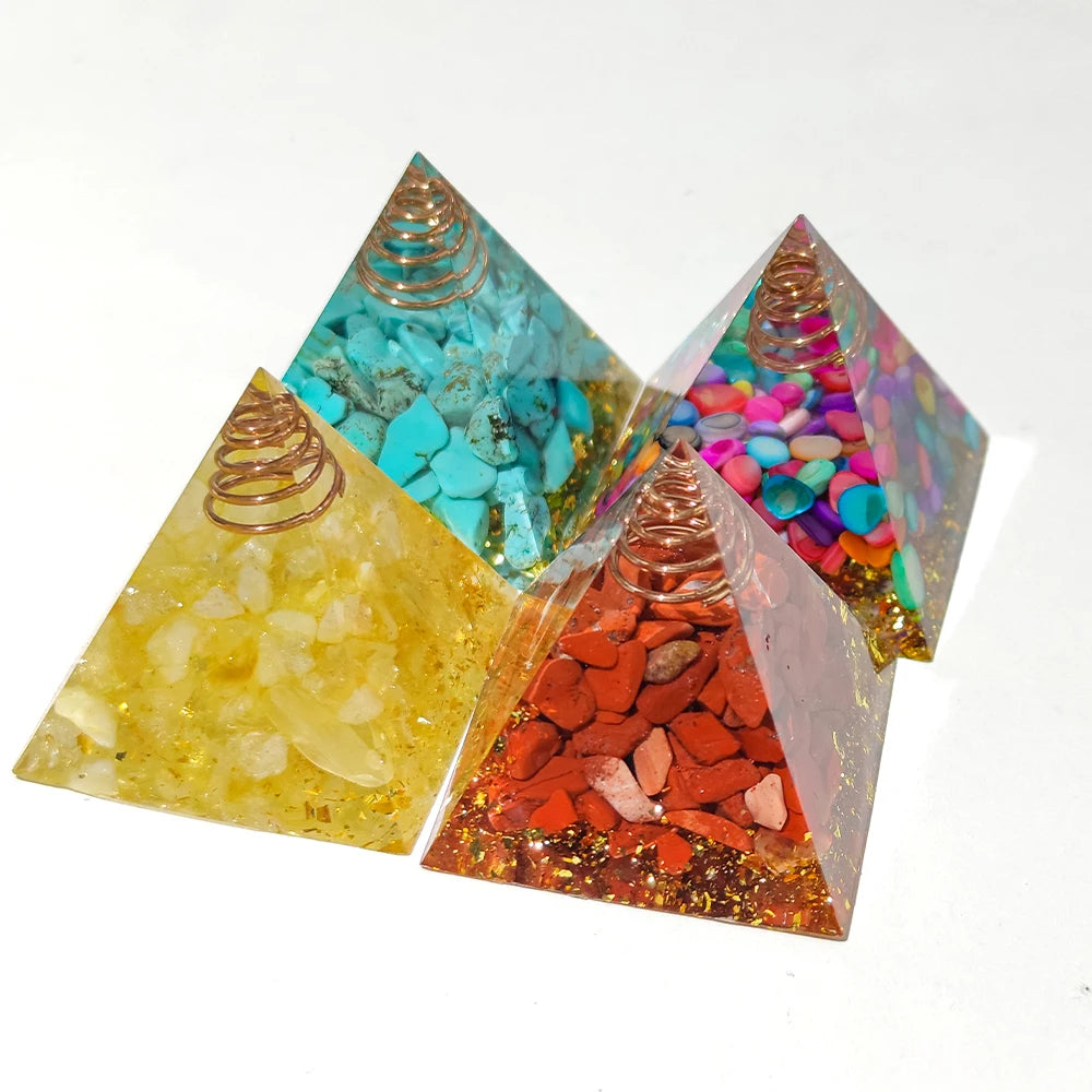 OrgoneBalance™ Natural Crystal Pyramid – Reiki Healing & Energy Balance - BodyMindSpiritSpace