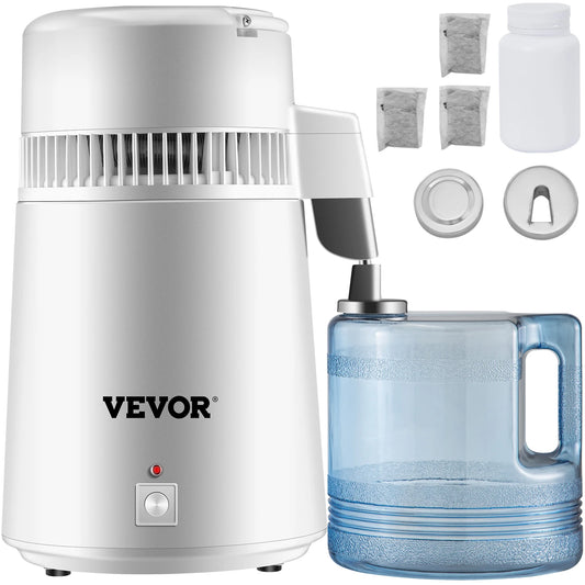 VEVOR™ 4L Water Distiller – Stainless Steel Home & Commercial Purification System - BodyMindSpiritSpace