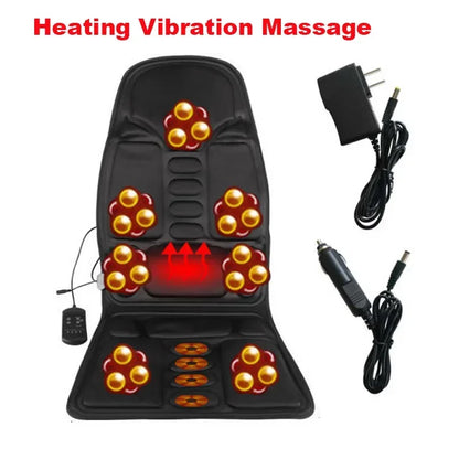 Vibralax™ Full-Body Heated Massage Cushion – Car, Home & Office Use - BodyMindSpiritSpace