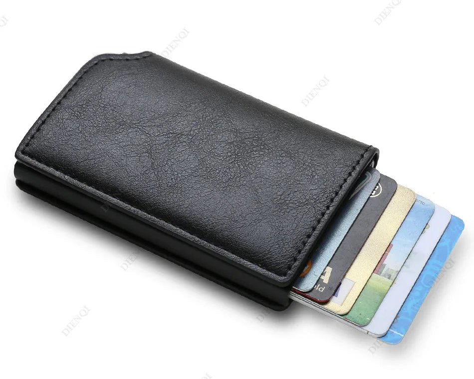 SecureVault™ RFID Card Holder Wallet – Ultra-Slim - BodyMindSpiritSpace