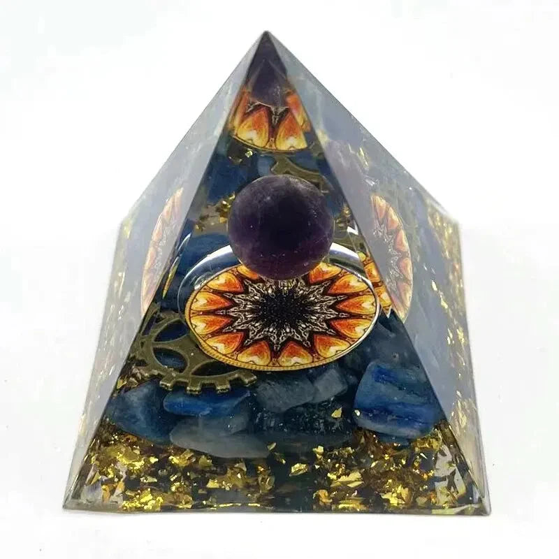 OrgoneBalance™ Orgonite Pyramid – EMF Protection & Energy Harmonizer - BodyMindSpiritSpace