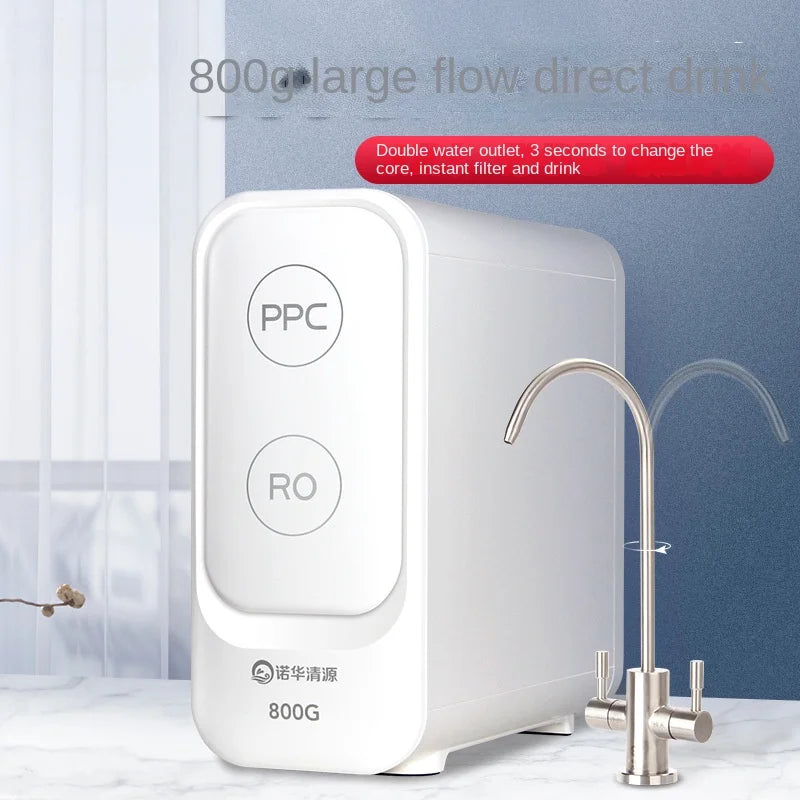 PureFlow™ 800G High-Flow Reverse Osmosis Water Purifier – Dual Outlet Kitchen Tap Filter for Direct Drinking and Cooking Water - BodyMindSpiritSpace