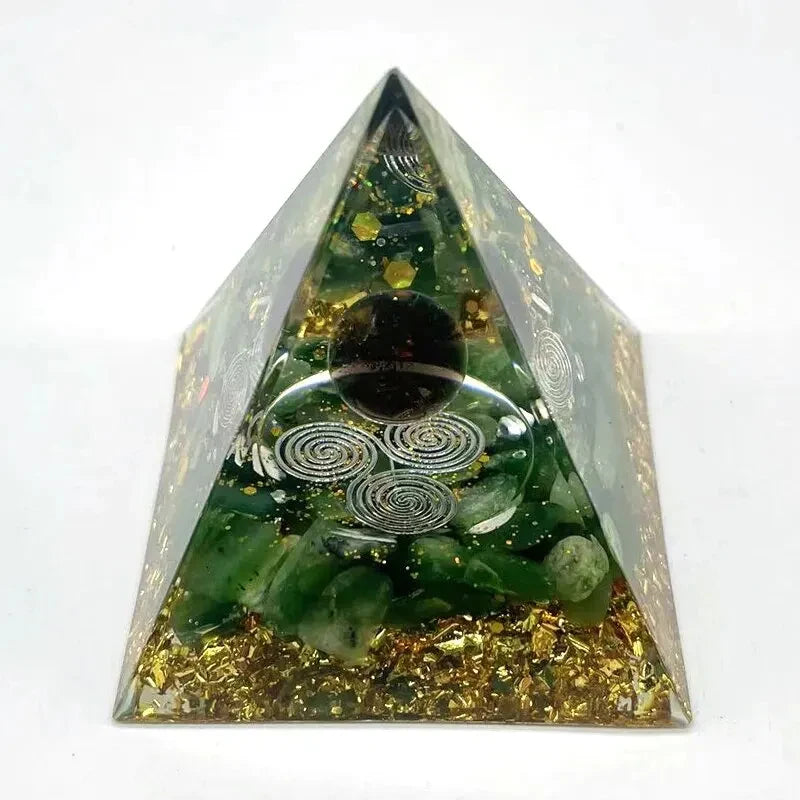 OrgoneBalance™ Orgonite Pyramid – EMF Protection & Energy Harmonizer - BodyMindSpiritSpace