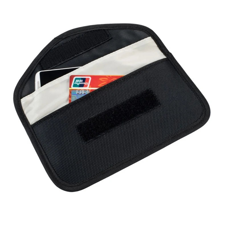 SecureShield™ Faraday Signal Blocking Bag – RFID & Car Key Protection Pouch - BodyMindSpiritSpace