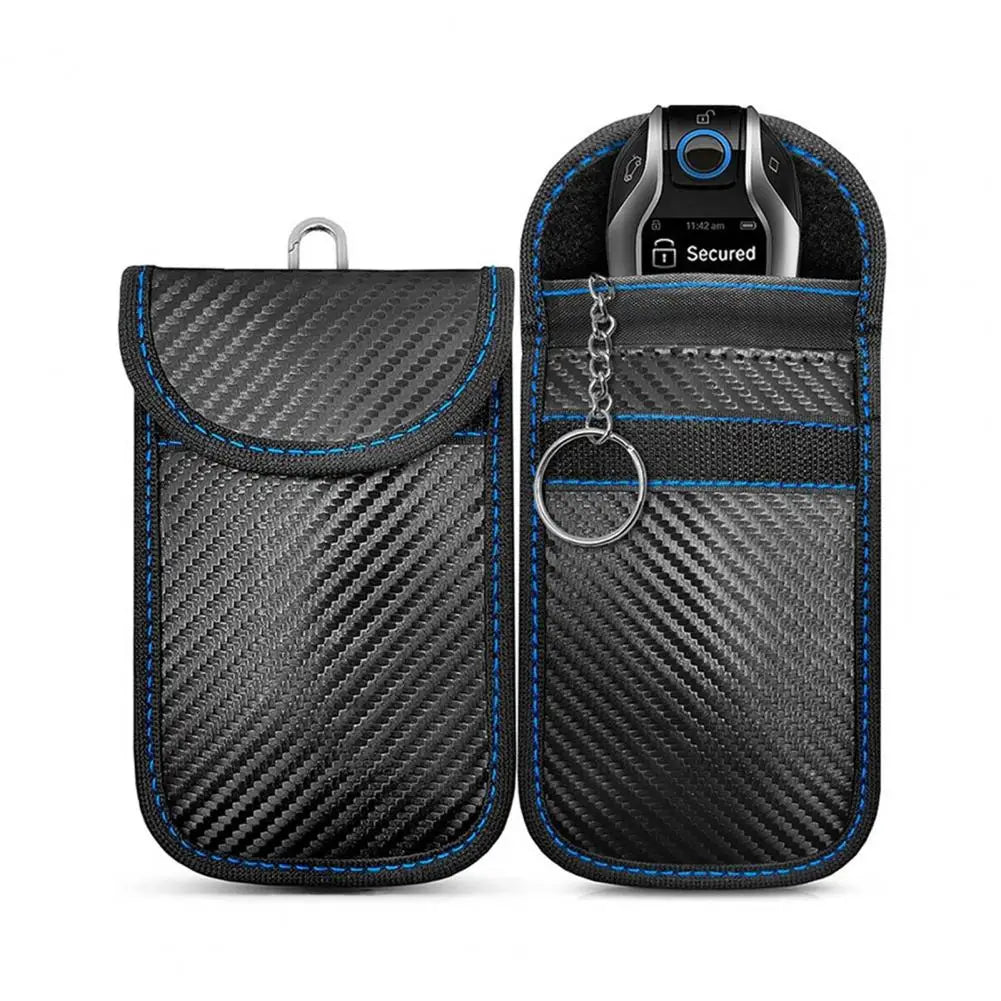 SecureShield™ Signal-Blocking Faraday Car Key Pouch – Wear-Resistant Anti-Theft Organizer - BodyMindSpiritSpace