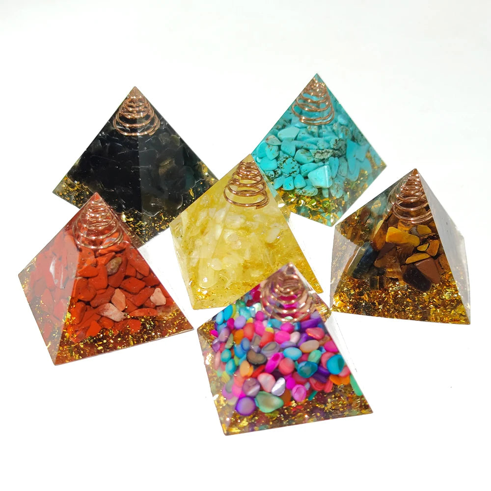 OrgoneBalance™ Natural Crystal Pyramid – Reiki Healing & Energy Balance - BodyMindSpiritSpace