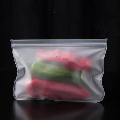 FreshSeal™ Reusable Silicone Food Storage Bags – Leakproof & Freezer Safe - BodyMindSpiritSpace