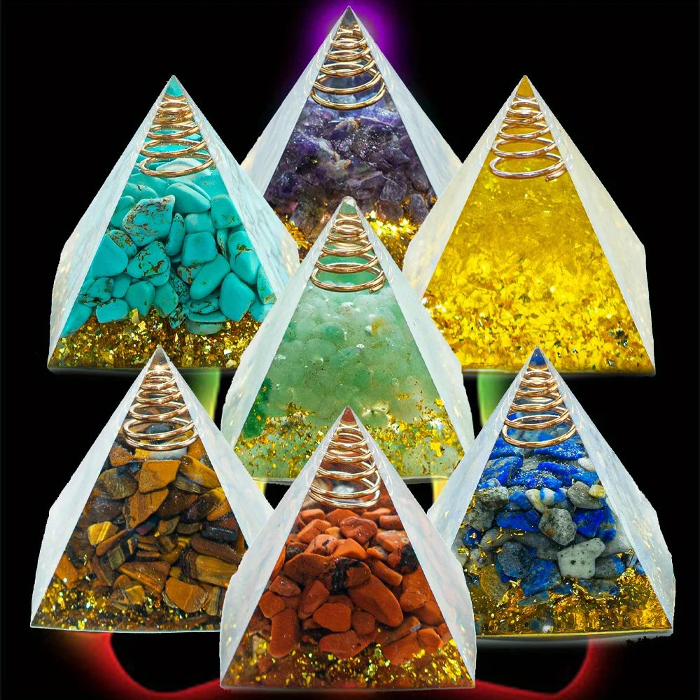 OrgoneBalance™ Natural Crystal Pyramid – Reiki Healing & Energy Balance - BodyMindSpiritSpace