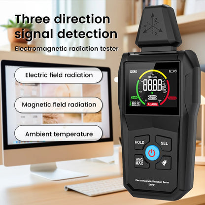 ShieldScan™ EMFM 1.5 A – Digital Color Screen Electromagnetic Field Radiation Detector - BodyMindSpiritSpace