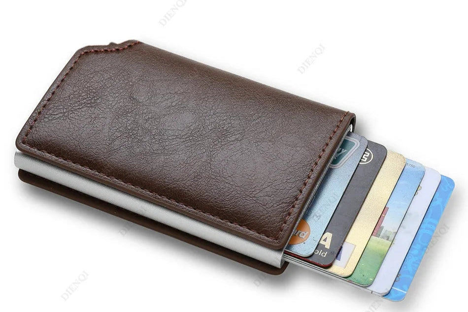 SecureVault™ RFID Card Holder Wallet – Ultra-Slim - BodyMindSpiritSpace