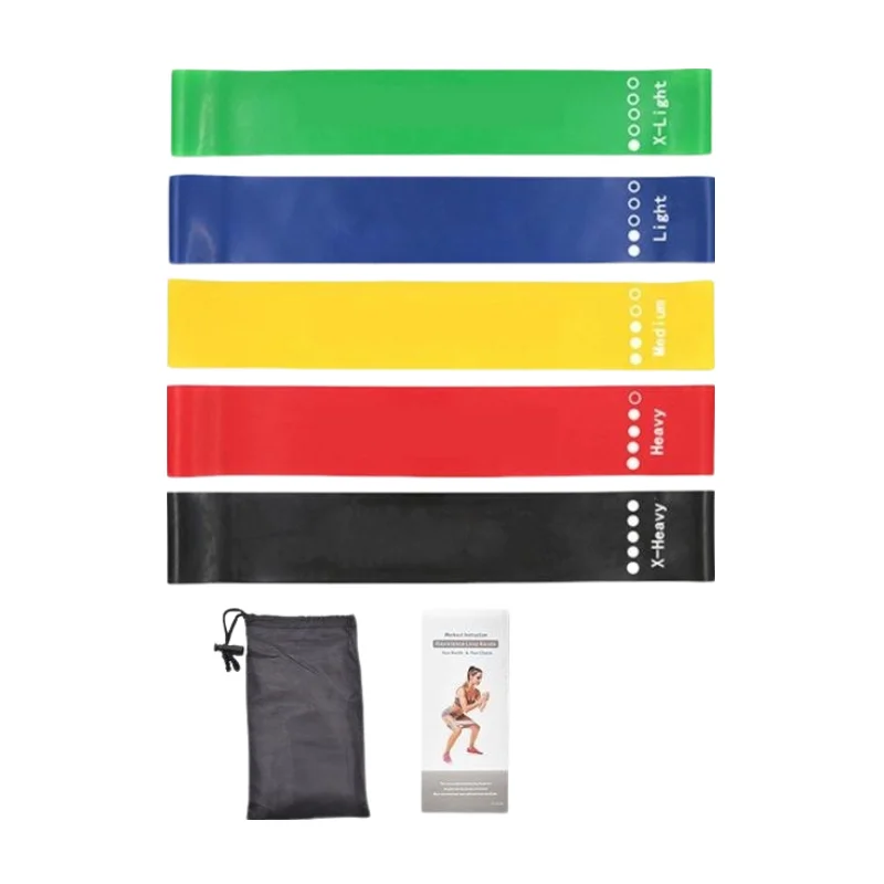 FlexCore™ – 5-Piece Resistance Band Set for Strength Training & Full-Body Workouts - BodyMindSpiritSpace