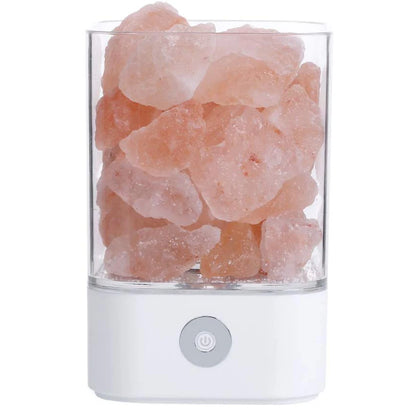 HimalayanGlow™ – USB Himalayan Salt Lamp with Multicolor LED & Air Purification - BodyMindSpiritSpace