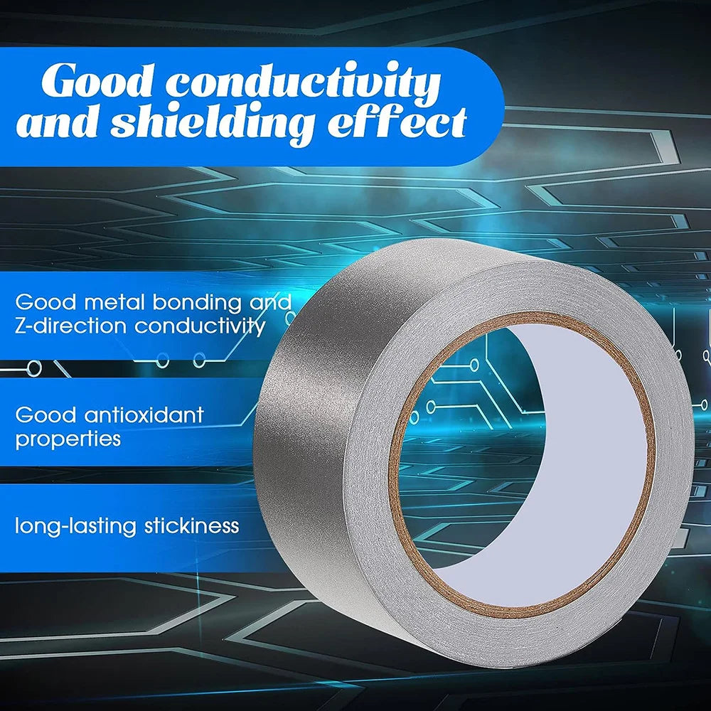 FortiTape™ – Double Conductive Faraday Tape for EMI/RF Shielding & Electrical Repairs - BodyMindSpiritSpace