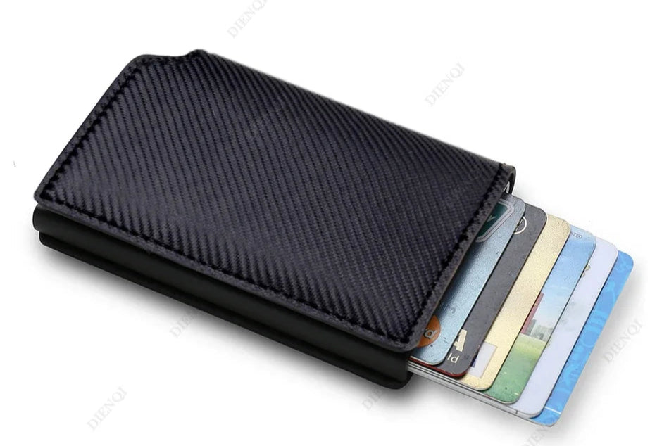 SecureVault™ RFID Card Holder Wallet – Ultra-Slim - BodyMindSpiritSpace