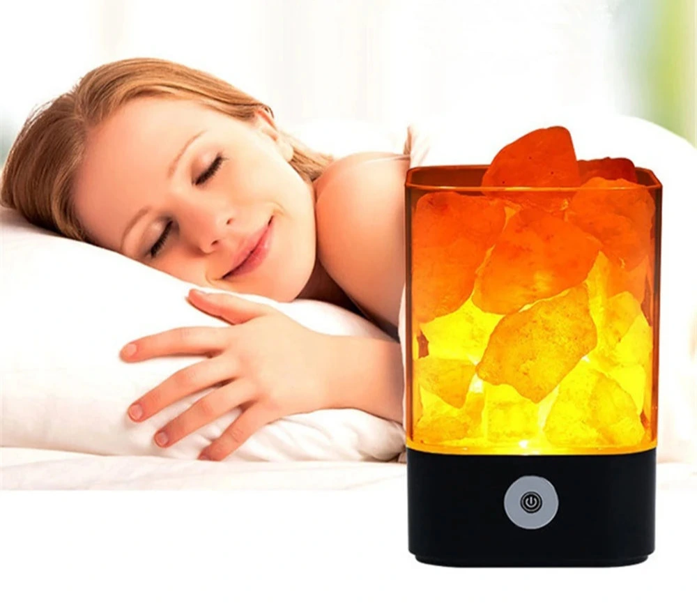 HimalayanGlow™ – USB Himalayan Salt Lamp with Multicolor LED & Air Purification - BodyMindSpiritSpace