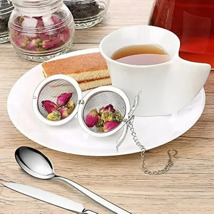 TeaBrew™ Stainless Steel Mesh Tea Infuser – 5.2 cm (2.04 Inch) Loose Leaf Tea Strainer - BodyMindSpiritSpace