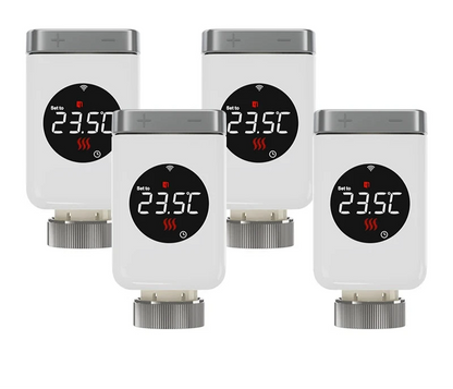 ThermaSync™ –  5 Pcs. Smart Thermostatic Radiator Valve for Intelligent Heating Control - BodyMindSpiritSpace