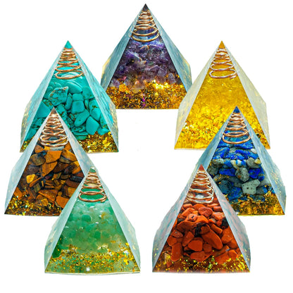 OrgoneBalance™ Natural Crystal Pyramid – Reiki Healing & Energy Balance - BodyMindSpiritSpace