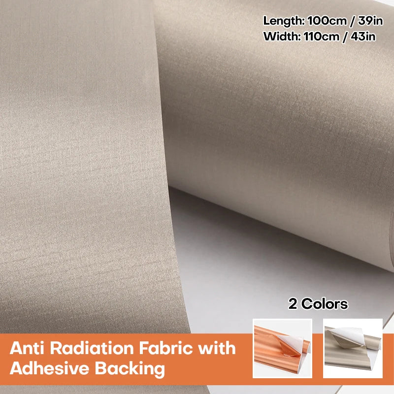 ShieldGuard™ Self-Adhesive Anti-Radiation Fabric – Signal Blocking & EMF Protection Faraday Fabric - BodyMindSpiritSpace